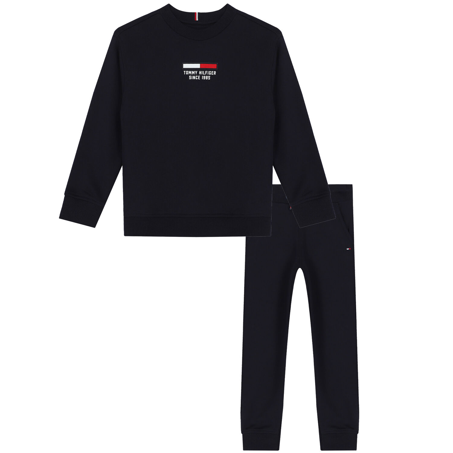 Boys Navy Logo Tracksuit, 1, hi-res