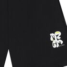 Boys Black Logo Shorts, 2, hi-res