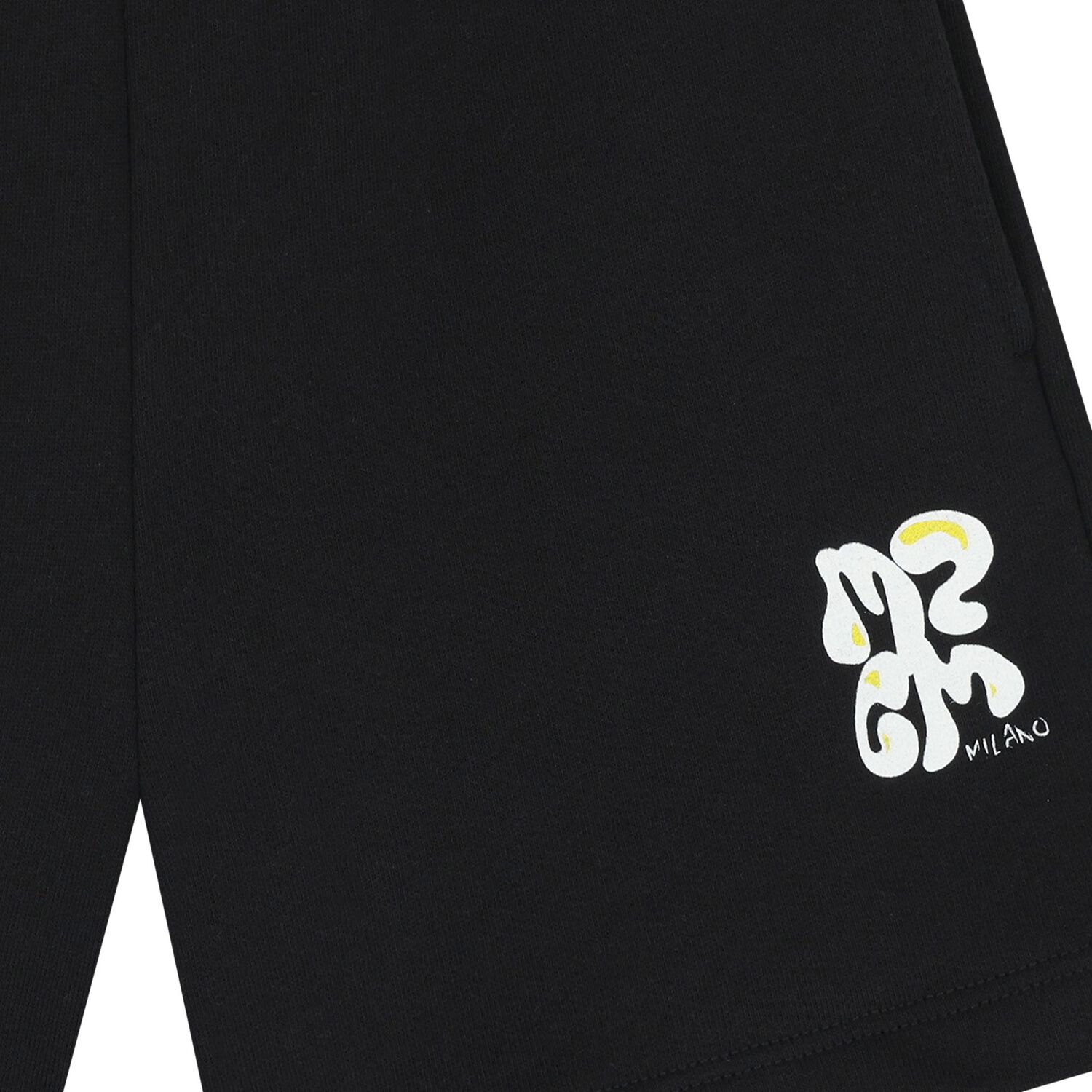 Boys Black Logo Shorts, 2, hi-res