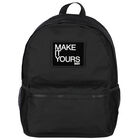 Black Logo Backpack, 1, hi-res