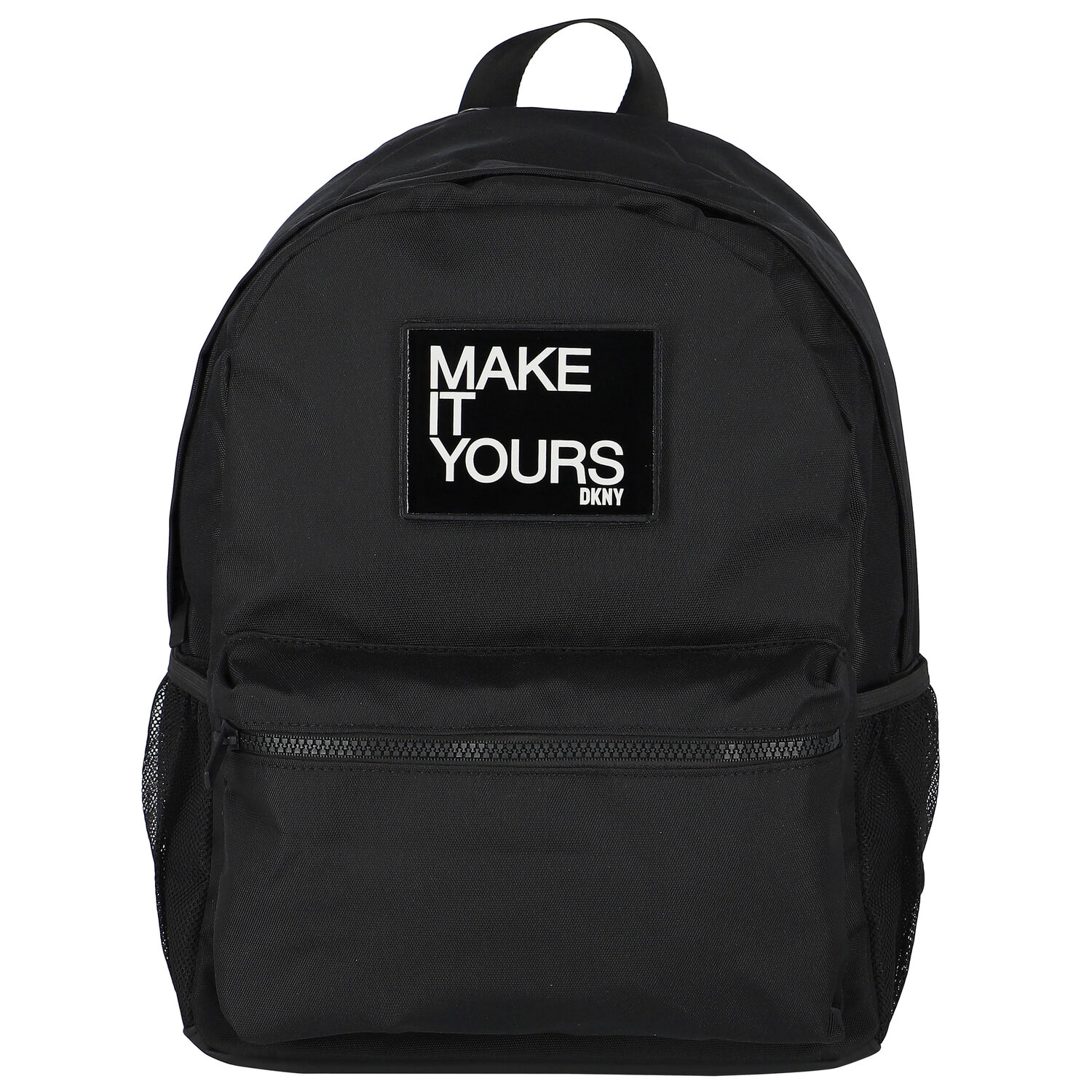 Black Logo Backpack, 1, hi-res