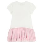 Girls Pink Diamantes Leggings Set, 1, hi-res