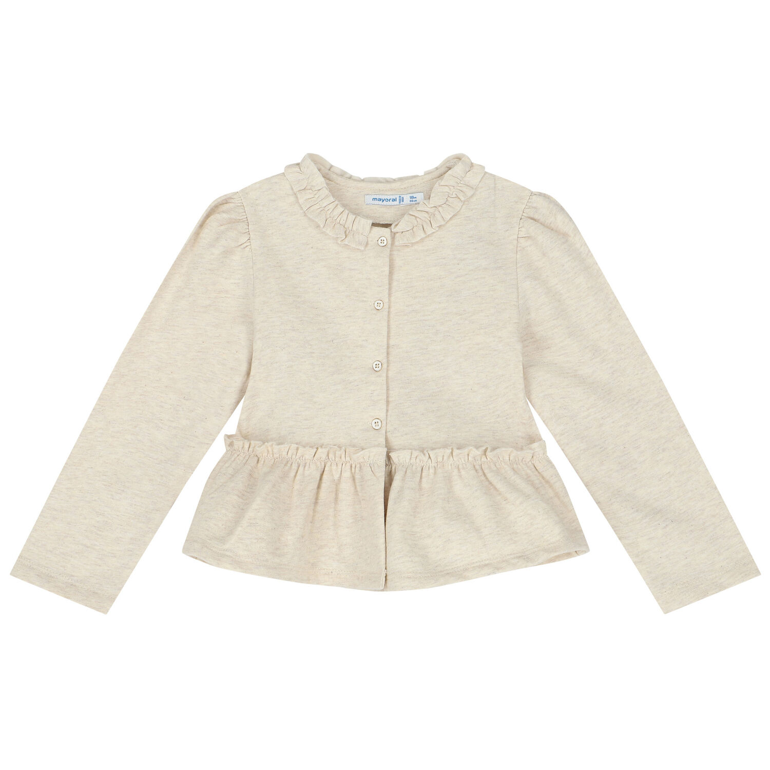 Younger Girls Ivory & Pink Leggings Set, 1, hi-res