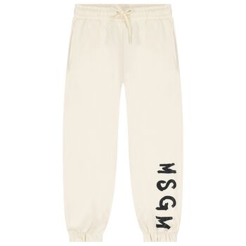 Ivory Logo Joggers