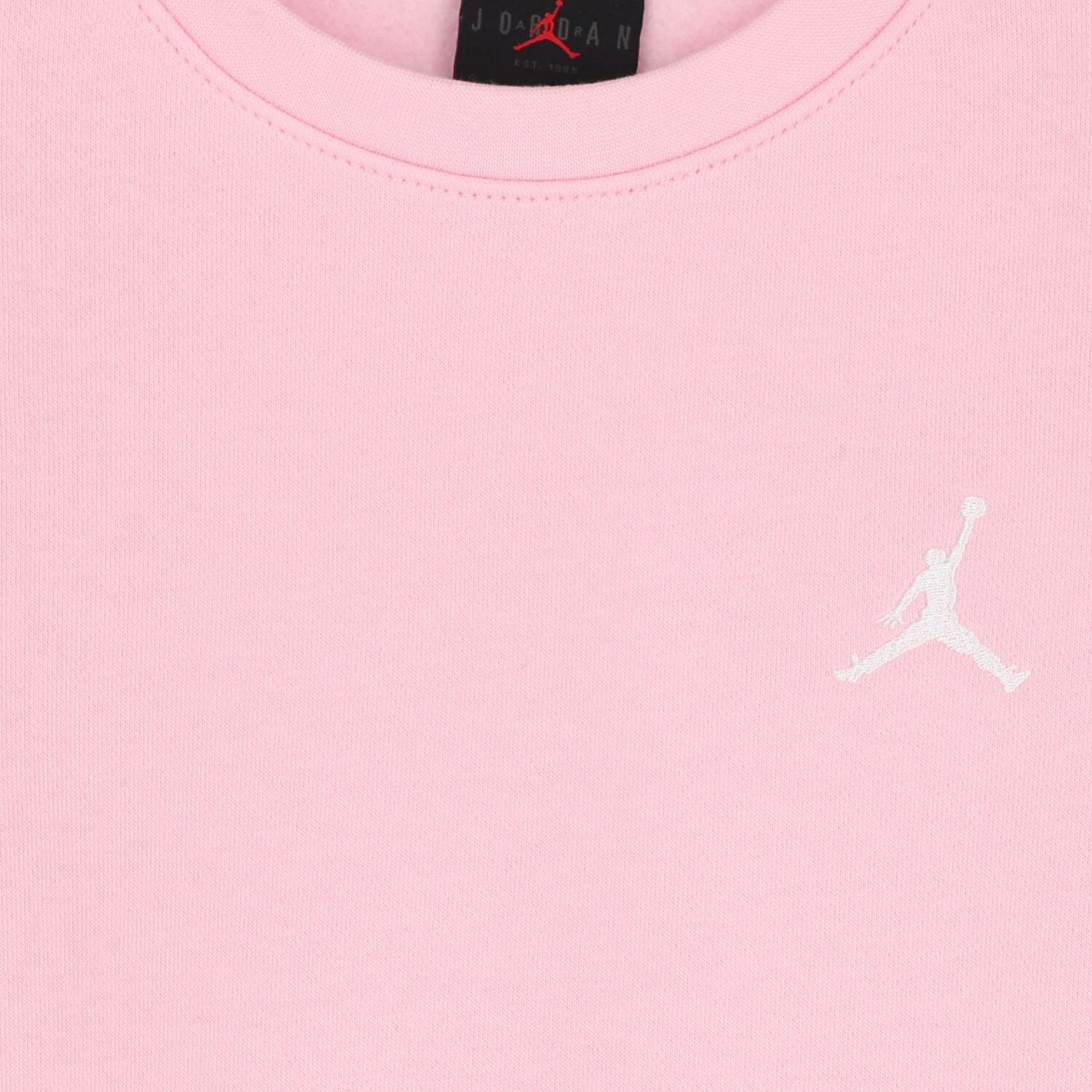 Girls Pink Jordan Logo Sweatshirt, 1, hi-res