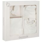 Ivory Smocked Babygrow Gift Set, 2, hi-res