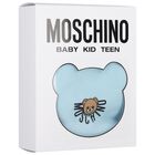 Blue Teddy Bear Logo Babygrow, 3, hi-res