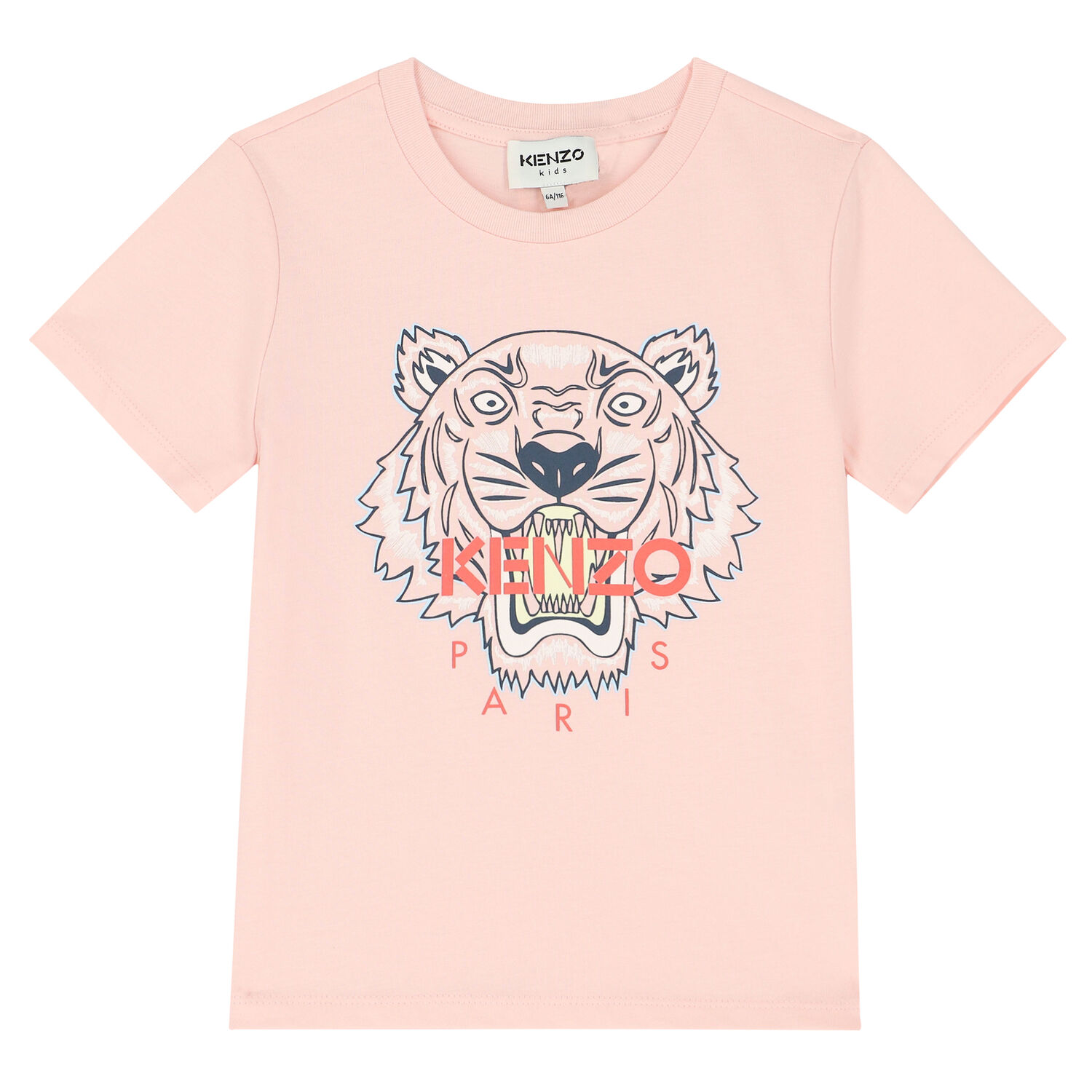 Girls Pink Tiger T-Shirt, 2, hi-res