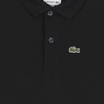 Boys Black Logo Polo Shirt