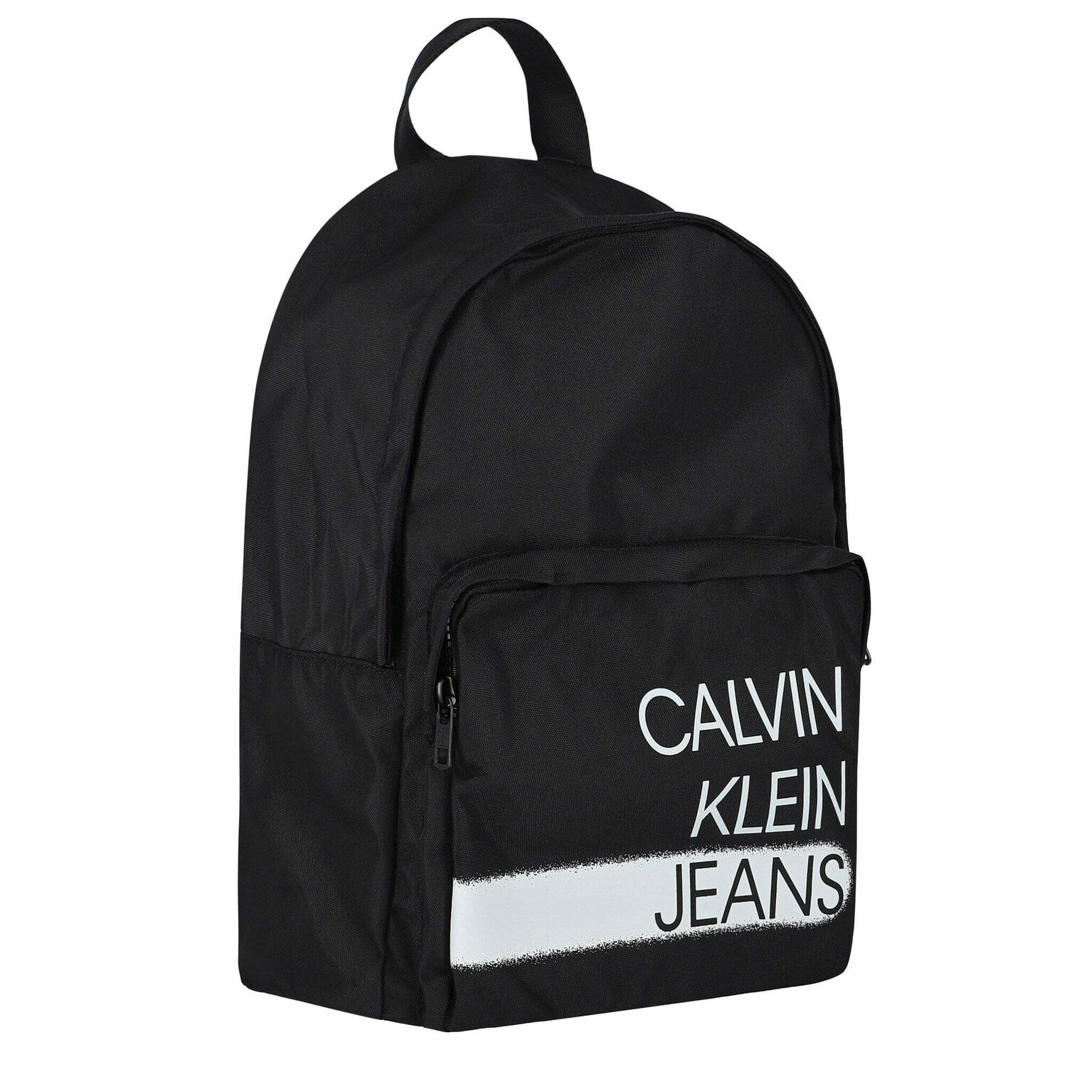 Black Logo Backpack, 1, hi-res