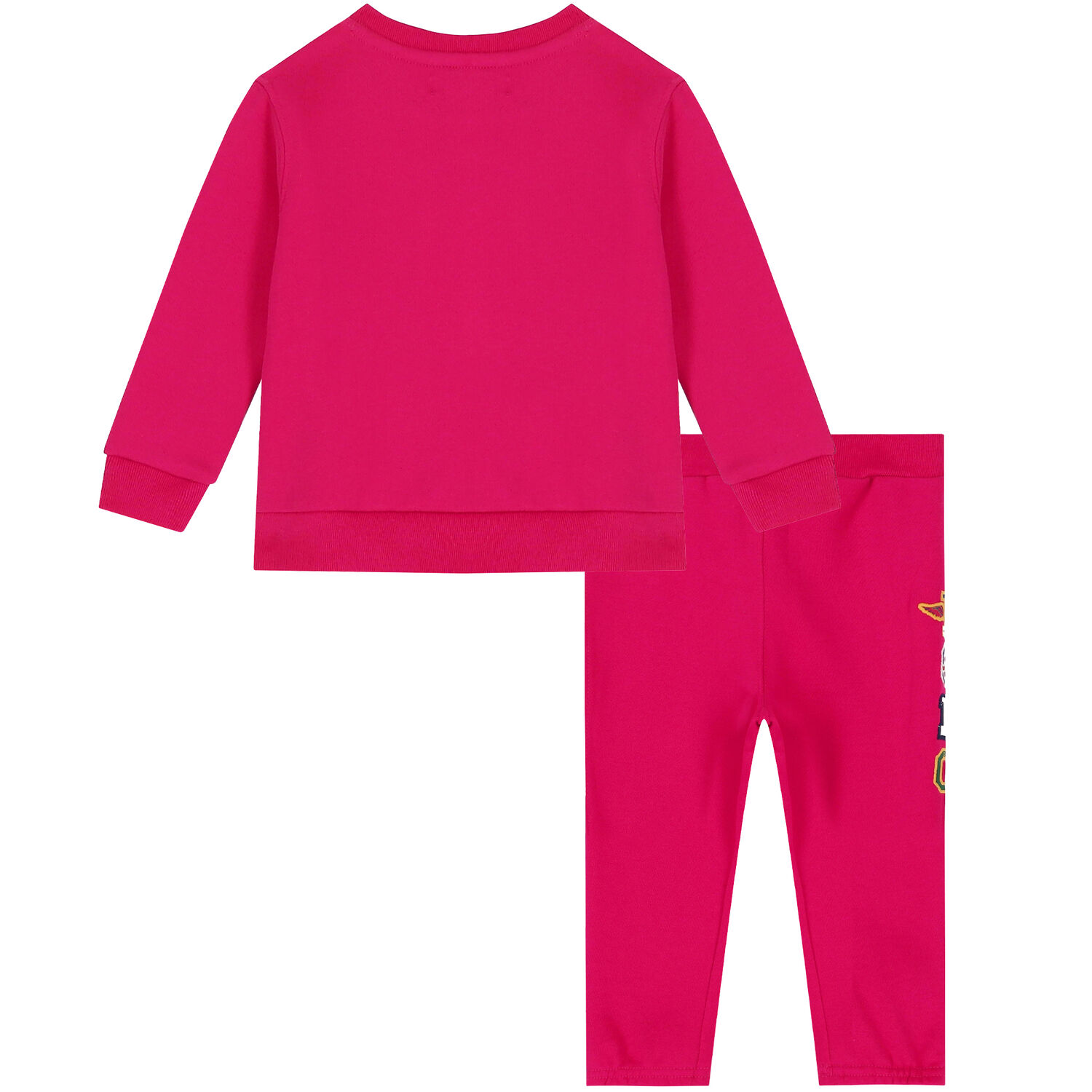Baby Girls Pink Logo Tracksuit, 1, hi-res