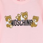 Baby Pink Teddy Bear Logo Babygrow Gift Set, 2, hi-res