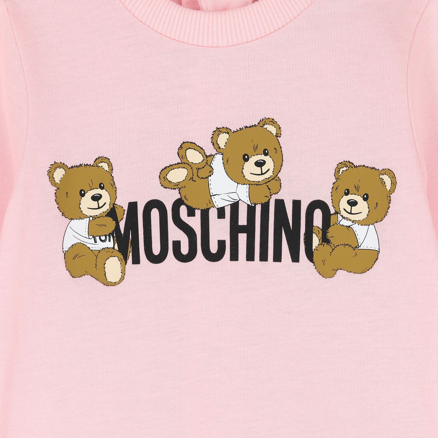 Baby Pink Teddy Bear Logo Babygrow Gift Set, 2, hi-res