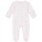 Baby Girls White Tulip Blossoms Babygrow, 2, hi-res