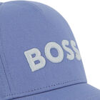 Boys Blue Logo Cap, 2, hi-res