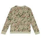 Boys Green Logo Sweatshirt, 1, hi-res