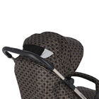 Brown & Black Logo Stroller, 1, hi-res
