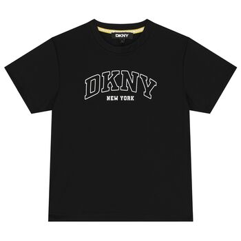 Boys Black Logo T-Shirt