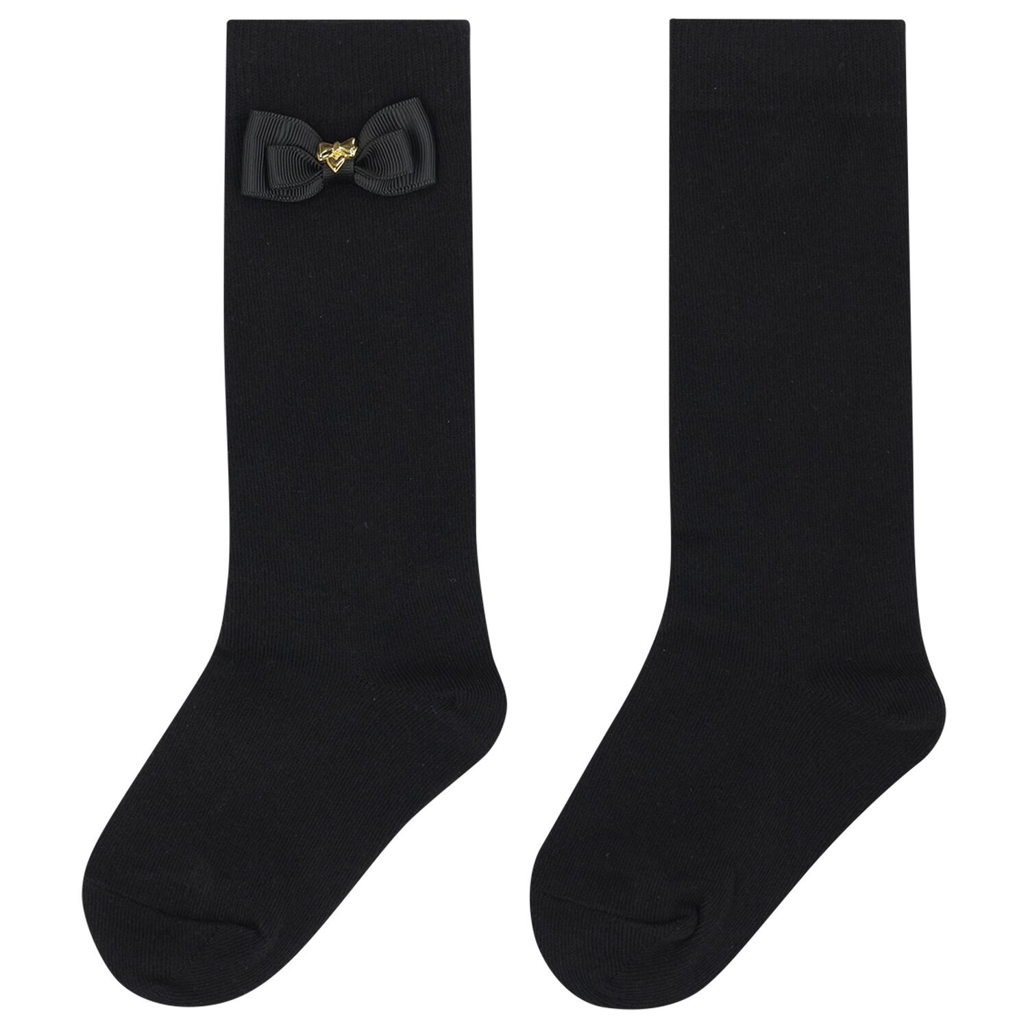 Girls Pink Monica Bow Socks, 1, hi-res
