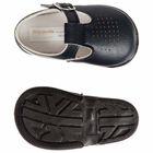 Baby Boys Beige Leather Shoes, 3, hi-res