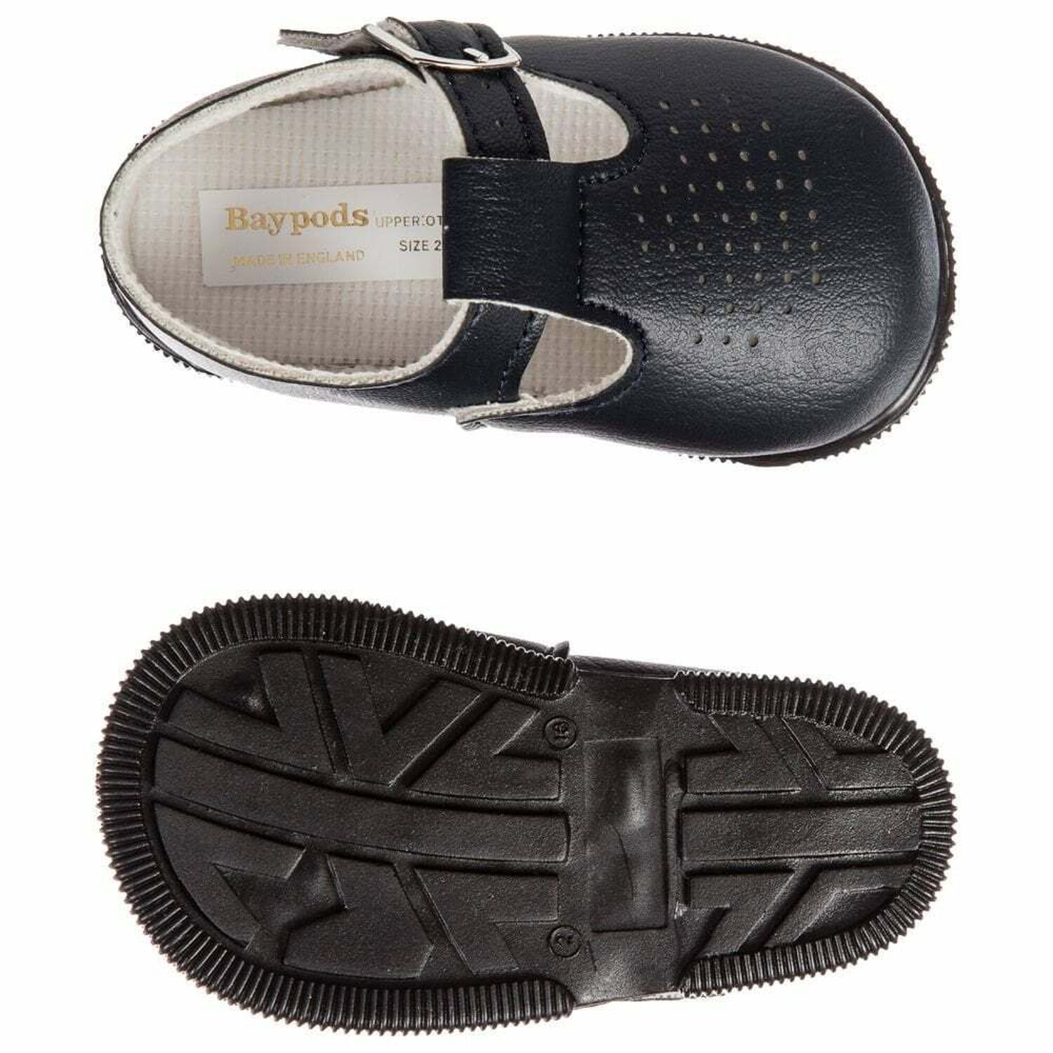 Baby Boys Beige Leather Shoes, 3, hi-res image number null