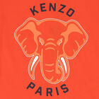 Girls Orange Elephant Logo T-Shirt, 2, hi-res