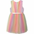 Girls Rainbow Tulle Dress, 1, hi-res