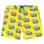Boys Yellow Swim Shorts, 1, hi-res