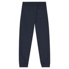 Boys Navy Blue Logo Joggers, 1, hi-res