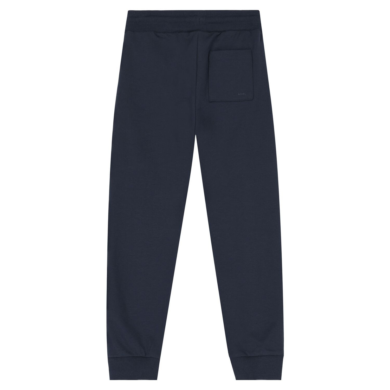 Boys Navy Blue Logo Joggers, 1, hi-res