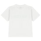 Boys White Logo T-Shirt, 1, hi-res