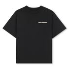 Boys Black Ikonik Logo T-Shirt, 1, hi-res