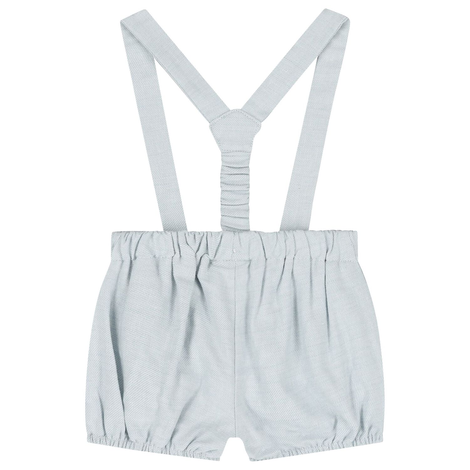Baby Boys White & Blue Shorts Set , 1, hi-res