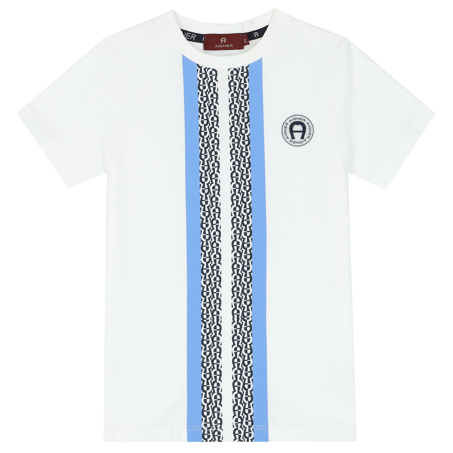 Boys White Logo T-Shirt, 2, hi-res