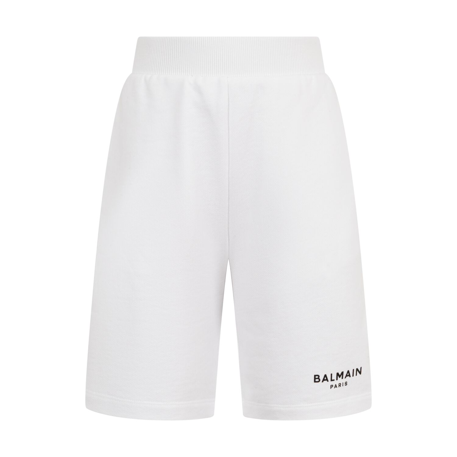 Boys White Logo Shorts, 1, hi-res