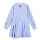 Girls Blue Logo Dress, 1, hi-res