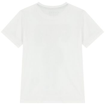 Boys White Teddy Bear Logo T-Shirt