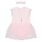 Baby Girls Pink Tutu Dress Set, 1, hi-res