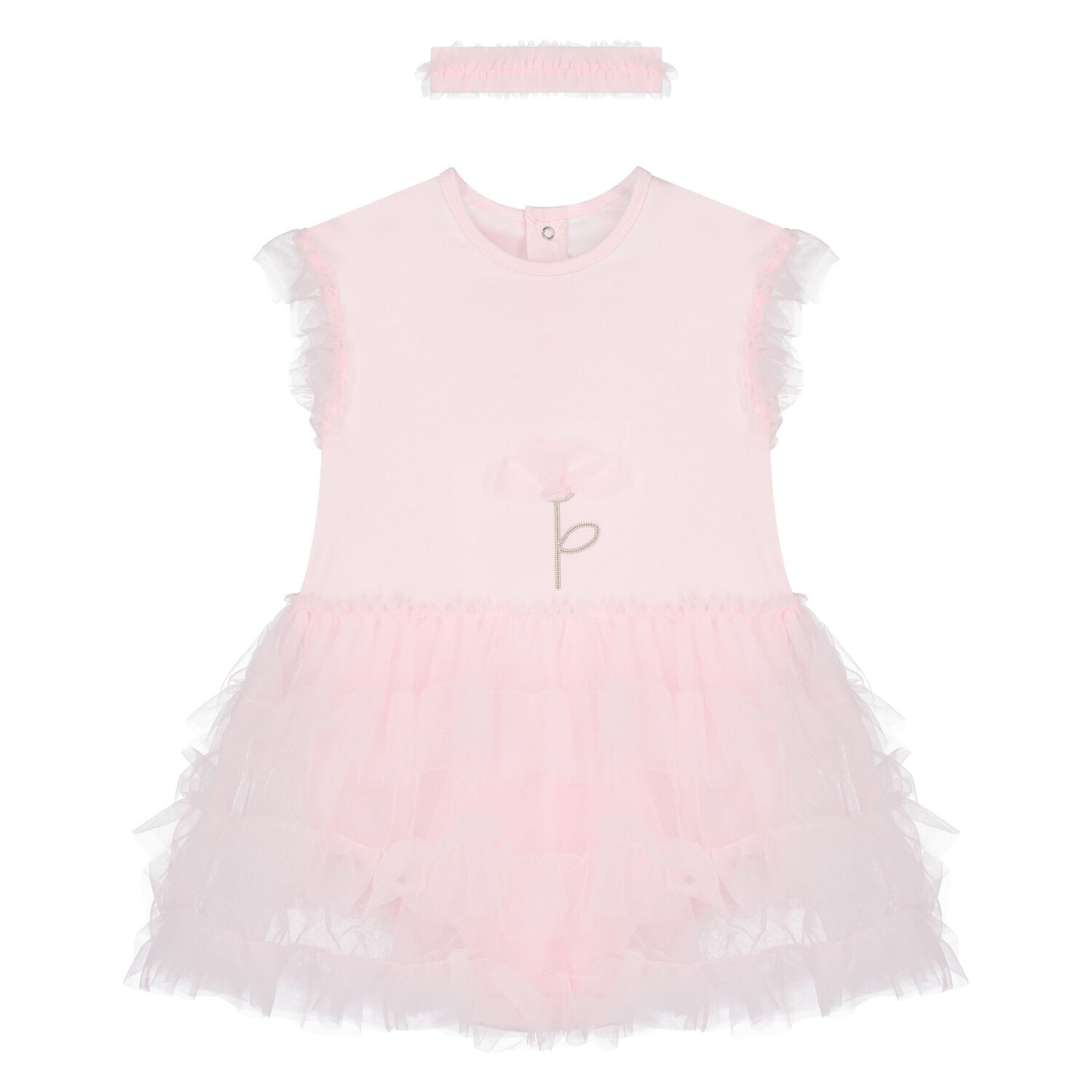 Baby Girls Pink Tutu Dress Set, 1, hi-res image number null