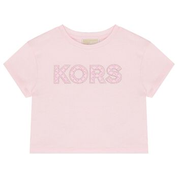 Girls Pink Logo T-Shirt