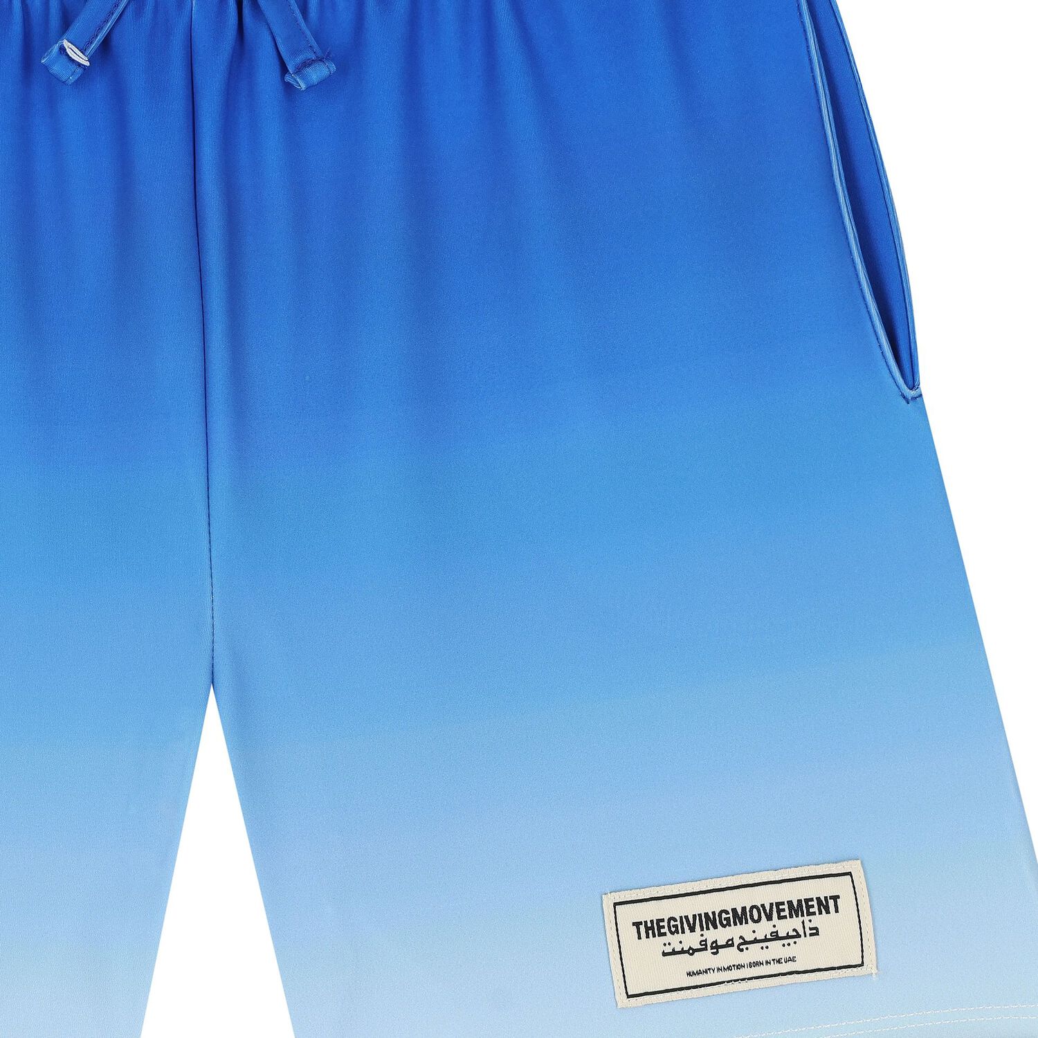 Blue Ombre Logo Softskin Shorts, 1, hi-res image number null