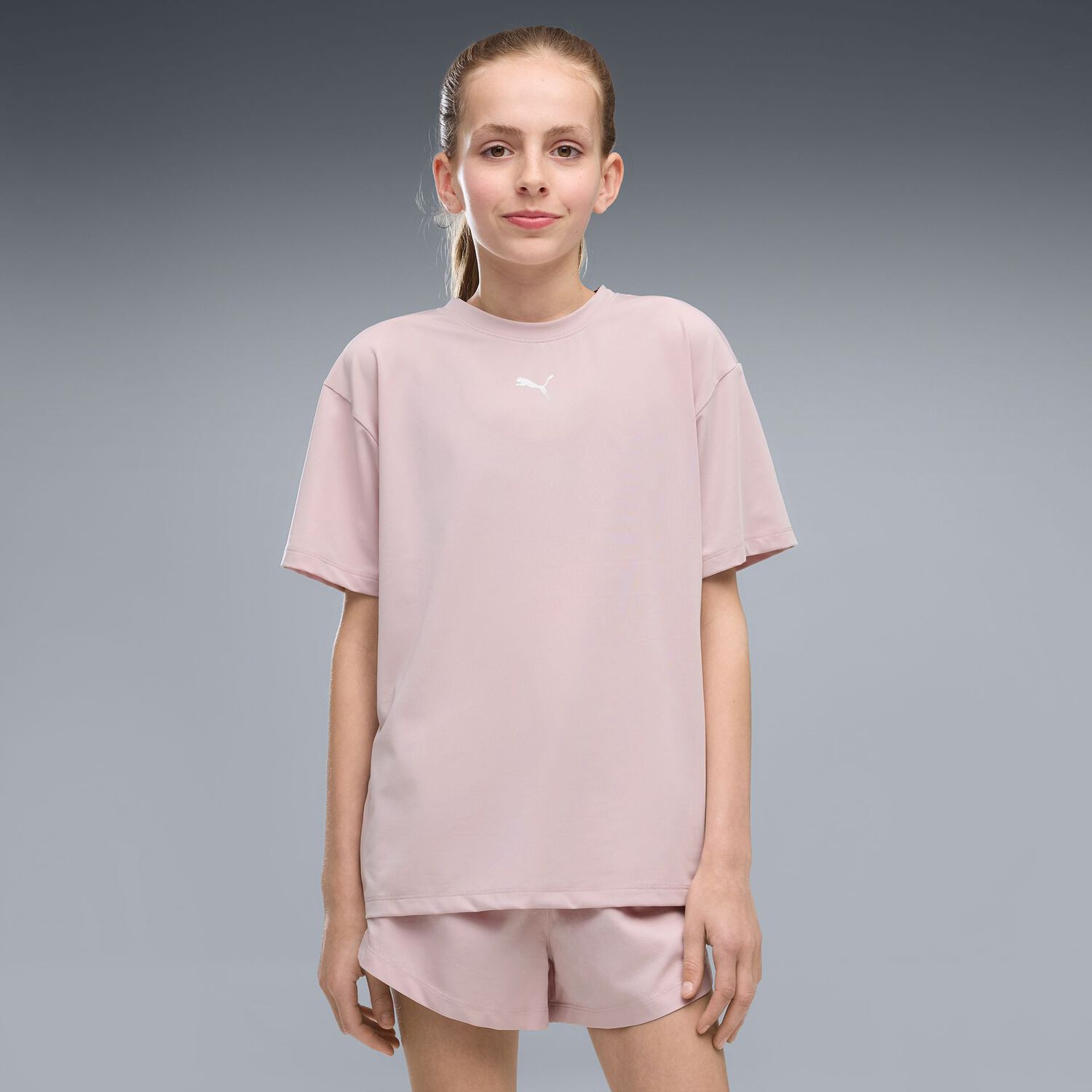Girls Pink Logo T-Shirt, 2, hi-res