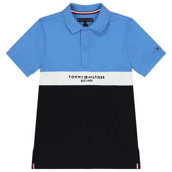 Boys Multi-Colored Logo Polo Shirt