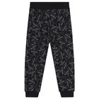 Black & White Logo Joggers, 1, hi-res