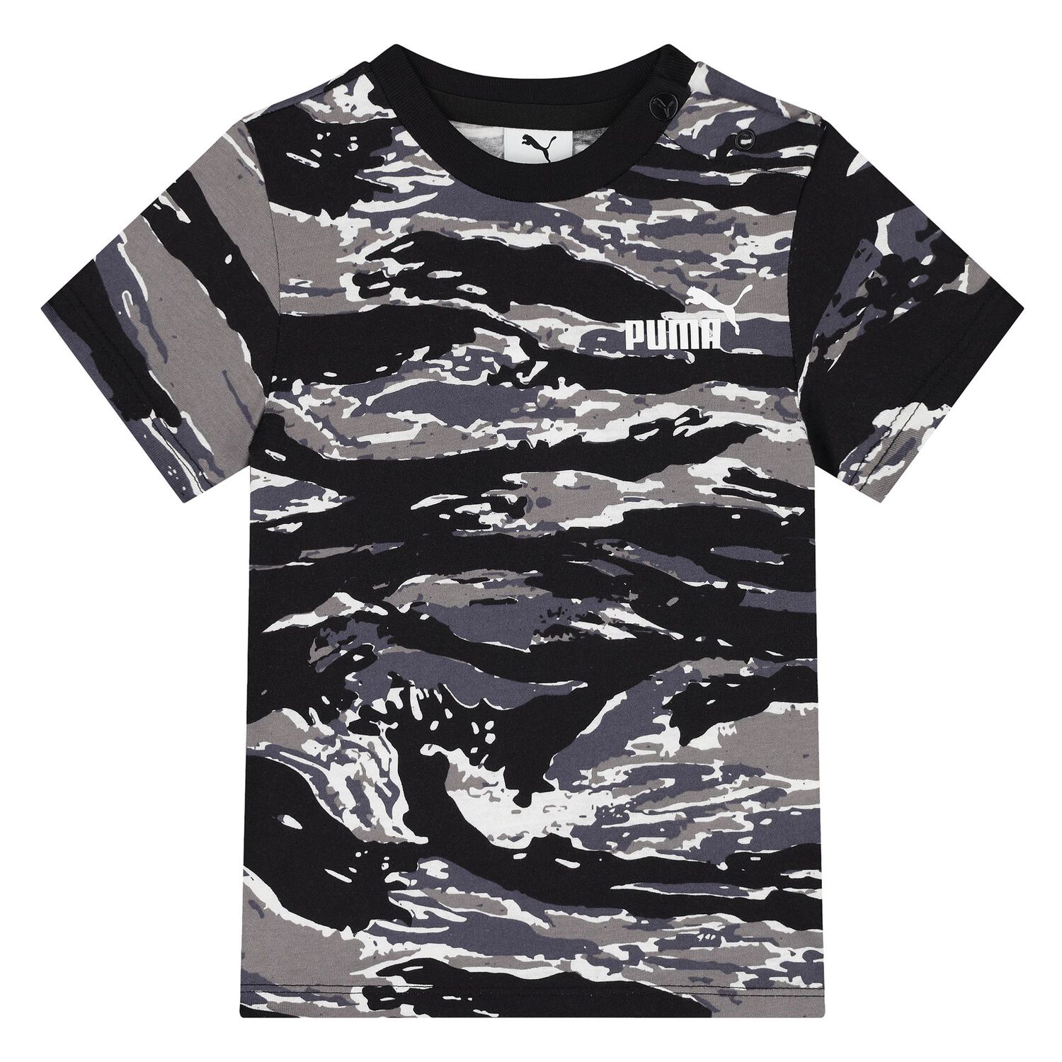 Younger Boys Black Logo Shorts Set, 1, hi-res image number null