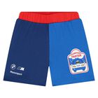Younger Boys Blue Logo Short Set, 2, hi-res