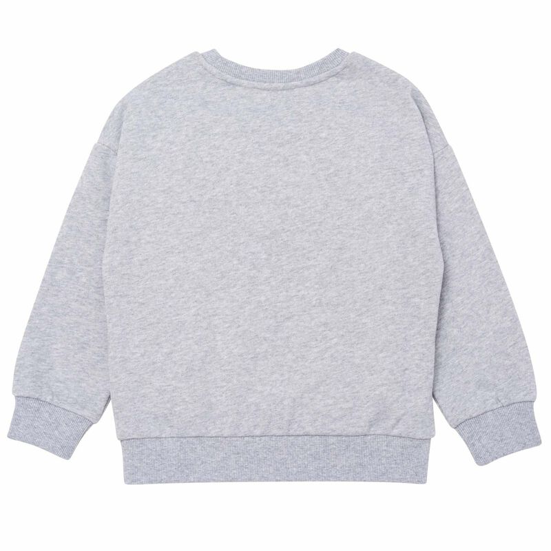 Girls Grey Elephant Logo Sweatshirt, 1, hi-res image number null
