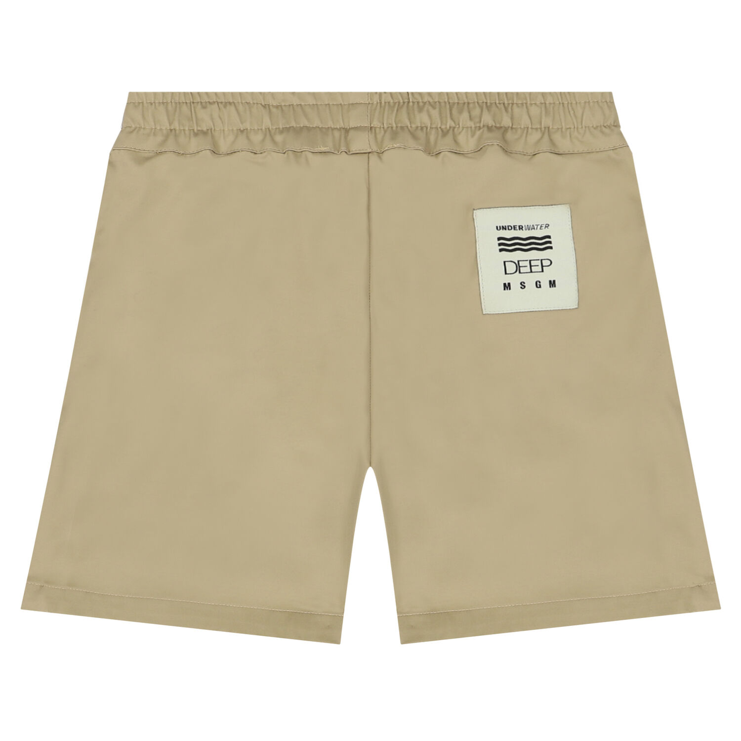 Boys Beige Logo Shorts, 2, hi-res