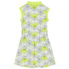 Girls Ivory Logo Polo Dress, 1, hi-res