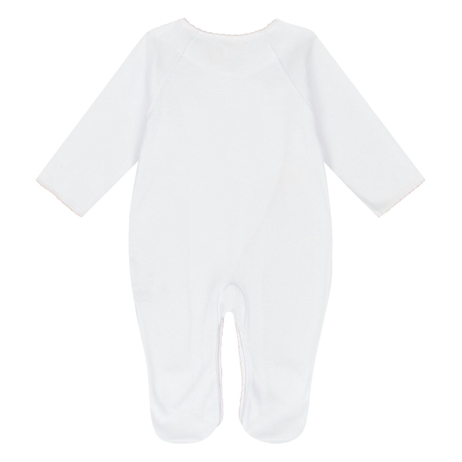 Baby Girls White & Pink Bunny Babygrow Gift Set, 1, hi-res image number null